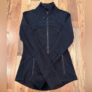 lululemon athletica Women's Black Full-Zip Bomber Jacket